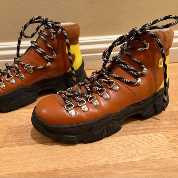 Anthropologie Another Project Hiking Boots – Yellow/Red, Women’s 37 - Picture 5 of 11